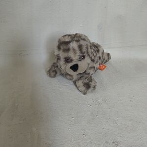 Baby Spotted Leopard Seal by Wild Republic  Grey with Cream Spots 8" x 6" x 5"